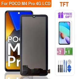 6,79" Super AMOLED Display MZB0B5VIN 2201117PI 2201117PG LCD For Xiaomi Poco M4 Pro 4G LCD Touch Screen Digitizer Assembly