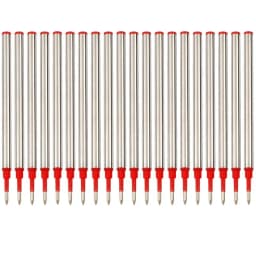 3/20 PCS Metal Refills 0.5mm for Roller Ballpoint Pen Business Pen Ball Pen Refills 11cm Length Office School Supply Stationery