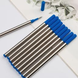 3/20 PCS Metal Refills 0.5mm for Roller Ballpoint Pen Business Pen Ball Pen Refills 11cm Length Office School Supply Stationery