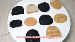 1 Pair Invisible Half Size Forefoot Cushion Women's High Heels Anti-Slip Foot Protectors Soft and Durable Insoles Reduce Pain