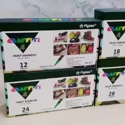 12/18/24 Colors Acrylic Graffiti Pens Premium Ultra-Fine 0.7mm Tips for Artists, Designers, and Graffiti Enthusiasts