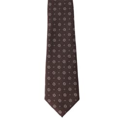2024 New Design Green Brown Neckties 8cm Men Polyester Flower Neck Tie Young College Student Daily Wear Shirt Accessories Cravat