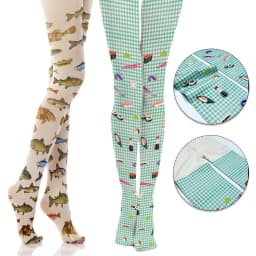 Japanese Style Floral Printed Tattoo Pantyhose Y2k Women Stylish Velvet Stockings Nightclub Tights Sweet Lolita Tattoo Pantyhose
