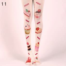 Japanese Style Floral Printed Tattoo Pantyhose Y2k Women Stylish Velvet Stockings Nightclub Tights Sweet Lolita Tattoo Pantyhose