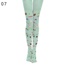 Japanese Style Floral Printed Tattoo Pantyhose Y2k Women Stylish Velvet Stockings Nightclub Tights Sweet Lolita Tattoo Pantyhose