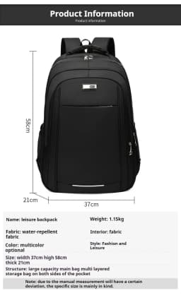 Men's 70L Large Capacity Backpack Wear-resistant and Durable 21-inch Business Bag Travel Bag