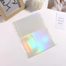A5 Transparent Card book Loose Leaf 6-hole Photo Storage Inner Page Binder Collect Book Idol Photo Card Holder Photocards Album