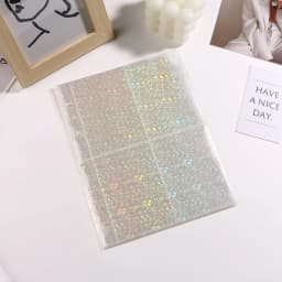 A5 Transparent Card book Loose Leaf 6-hole Photo Storage Inner Page Binder Collect Book Idol Photo Card Holder Photocards Album