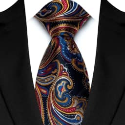 Luxury 8CM Mens Necktie Paisley Floral Ties For Man Jacquard Woven Business Party Accessories Neck Tie For Man