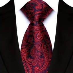 Luxury 8CM Mens Necktie Paisley Floral Ties For Man Jacquard Woven Business Party Accessories Neck Tie For Man