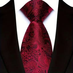 Luxury 8CM Mens Necktie Paisley Floral Ties For Man Jacquard Woven Business Party Accessories Neck Tie For Man