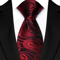Luxury 8CM Mens Necktie Paisley Floral Ties For Man Jacquard Woven Business Party Accessories Neck Tie For Man
