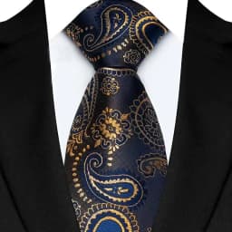 Luxury 8CM Mens Necktie Paisley Floral Ties For Man Jacquard Woven Business Party Accessories Neck Tie For Man