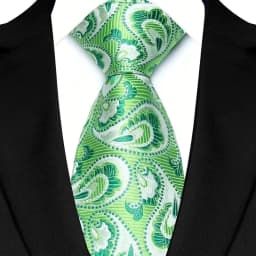 Luxury 8CM Mens Necktie Paisley Floral Ties For Man Jacquard Woven Business Party Accessories Neck Tie For Man