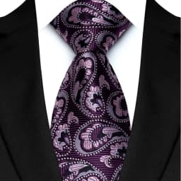 Luxury 8CM Mens Necktie Paisley Floral Ties For Man Jacquard Woven Business Party Accessories Neck Tie For Man
