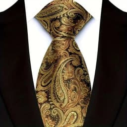 Luxury 8CM Mens Necktie Paisley Floral Ties For Man Jacquard Woven Business Party Accessories Neck Tie For Man