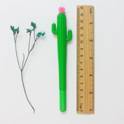 10 Sets of Cute Cartoon Stress Relief Pen Cactus Soft Glue Neutral Pen Student Creative Stationery Prickly Pear Shape Pen