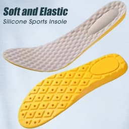 Unisex Memory Foam Arch Support Insoles, Soft Comfort Shoe Pads, Shock Absorbing Inserts for Sneakers, Foot Care for Long Time