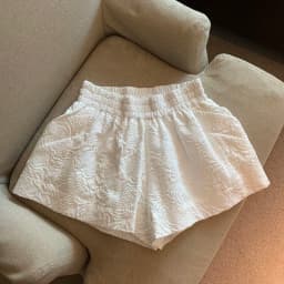 Women's Casual Wide Leg Shorts Vintage Black White Jacquard Shorts Female Korean Chic Elastic High Waist Streetwear Short Pants