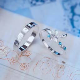 Anime Mo Dao Zu Shi Cosplay Couple Ring Wei WuXian Lan WangJi Lover Rings Ancient Style Jewelry Gift Prop Accessories