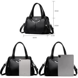 2026 Luxury Designer Women's Handbag Multi-Pocket Soft Leather Female Shoulder Bag High Quality Girl Tote Bolsas Sac a Main