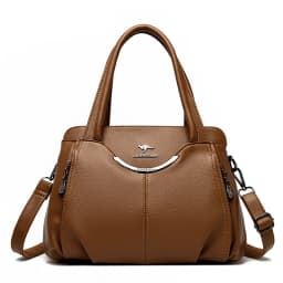 2026 Luxury Designer Women's Handbag Multi-Pocket Soft Leather Female Shoulder Bag High Quality Girl Tote Bolsas Sac a Main