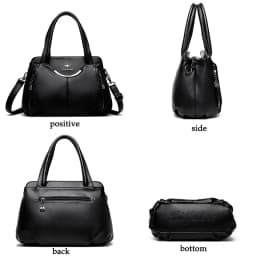 2026 Luxury Designer Women's Handbag Multi-Pocket Soft Leather Female Shoulder Bag High Quality Girl Tote Bolsas Sac a Main