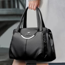 2026 Luxury Designer Women's Handbag Multi-Pocket Soft Leather Female Shoulder Bag High Quality Girl Tote Bolsas Sac a Main