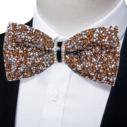 Shinny Rhinestone Diamond Bow Tie Pre-tied Bowknot for Wedding Prom Tuxedo Suits Black Red Green Butterfly Gift for Men
