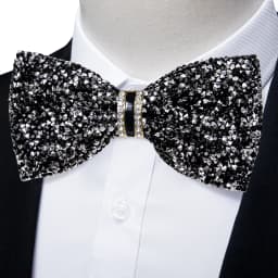 Shinny Rhinestone Diamond Bow Tie Pre-tied Bowknot for Wedding Prom Tuxedo Suits Black Red Green Butterfly Gift for Men
