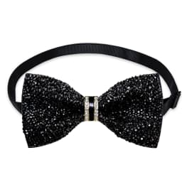 Shinny Rhinestone Diamond Bow Tie Pre-tied Bowknot for Wedding Prom Tuxedo Suits Black Red Green Butterfly Gift for Men