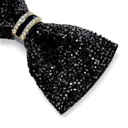 Shinny Rhinestone Diamond Bow Tie Pre-tied Bowknot for Wedding Prom Tuxedo Suits Black Red Green Butterfly Gift for Men