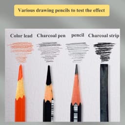 Sketch Paper 25 Sheets A4/A3/8K/16K 160g Artist Paper for Adults and Students-Graphite, Charcoal, Pencil,Colored Pencil Drawing