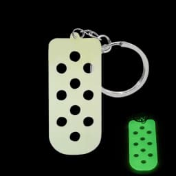 1PCS Shoe Charms Holder Keychain Board fit Shoe Charms Decoration Women Men Shoe Pins Accessories Organizer Handbag Pendant