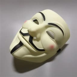 Halloween The V for Vendetta Party Cosplay Masque Mask Anonymous Guy Fawkes Fancy Dress Adult Costume Accessory Macka Mascaras