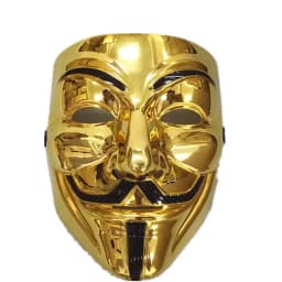 Halloween The V for Vendetta Party Cosplay Masque Mask Anonymous Guy Fawkes Fancy Dress Adult Costume Accessory Macka Mascaras