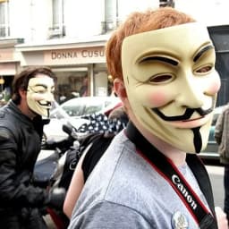 Halloween The V for Vendetta Party Cosplay Masque Mask Anonymous Guy Fawkes Fancy Dress Adult Costume Accessory Macka Mascaras