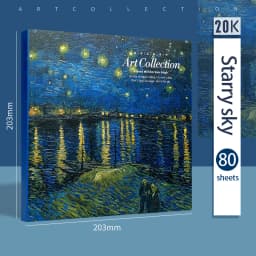 Blank Sketch Book for 20K 80 Sheets of Paper Art Students Learning To Draw Colored Lead Paintings Crayon Painting Art Supplies