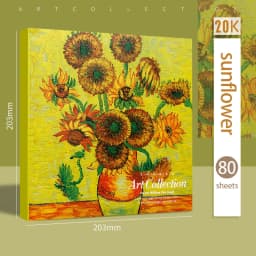 Blank Sketch Book for 20K 80 Sheets of Paper Art Students Learning To Draw Colored Lead Paintings Crayon Painting Art Supplies