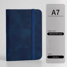 Mini Book A7 Small Notebook Portable Portable Notepad Small Pocket Skin Feeling Leather Waterproof Notes school supplies