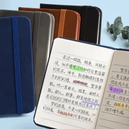 Mini Book A7 Small Notebook Portable Portable Notepad Small Pocket Skin Feeling Leather Waterproof Notes school supplies