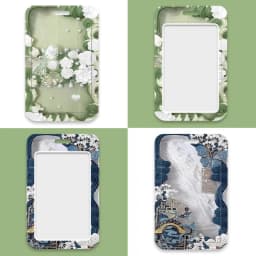 LUCKY-EBINLANDS Credit Card Holders, Plastic Business Card Holder, Cute Badge Holder Student