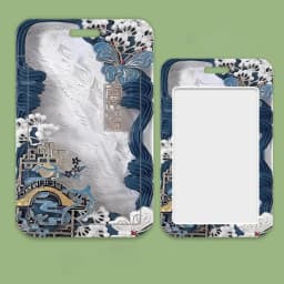 LUCKY-EBINLANDS Credit Card Holders, Plastic Business Card Holder, Cute Badge Holder Student