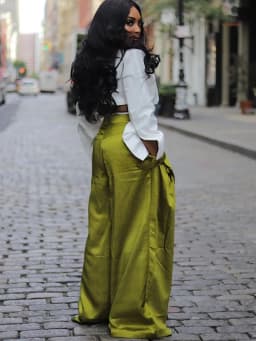 Solid Color Multi-pocket Loose Pants Women High Street Wide Leg Pants Straight High-waisted Oversized Y2K Trousers Pantalones