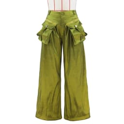 Solid Color Multi-pocket Loose Pants Women High Street Wide Leg Pants Straight High-waisted Oversized Y2K Trousers Pantalones