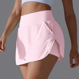 Women Gym Running Shorts Double Deck Quick Dry Gym Sport Shorts Fitness Jogging Workout Shorts With Pocket Sports Tight Short