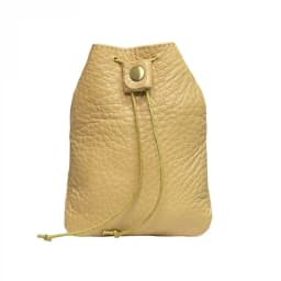 New Cow Leather Women's and Men's Drawstring Change Vintage Coin Bag Headphone Strap Purse Storage Bag For Man And Woman