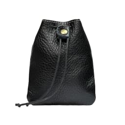 New Cow Leather Women's and Men's Drawstring Change Vintage Coin Bag Headphone Strap Purse Storage Bag For Man And Woman