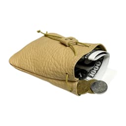 New Cow Leather Women's and Men's Drawstring Change Vintage Coin Bag Headphone Strap Purse Storage Bag For Man And Woman