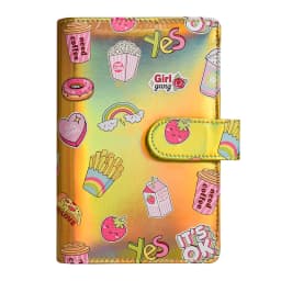 New A6 Cute Laser Money Budget Planner Binder Zipper Envelopes Cash Envelopes For Budgeting Money Organizer For Budget Binder